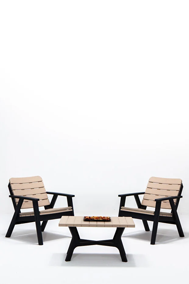 Sera 1+1+S Minderli Oturma Grubu / Bahçe - Balkon - Teras Mobilyası